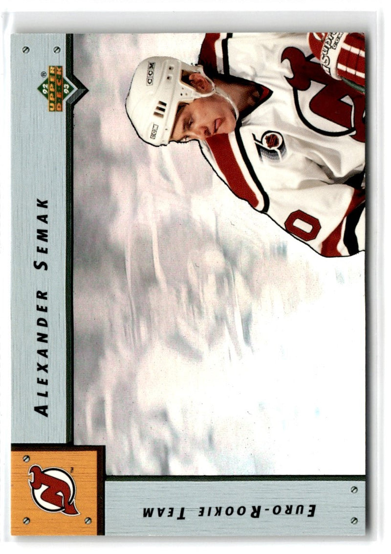 1992 Upper Deck Euro-Rookie Team Alexander Semak