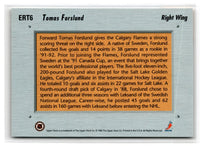 1992 Upper Deck Euro-Rookie Team Tomas Forslund #ERT6