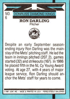 1988 Donruss Diamond Kings Ron Darling #6