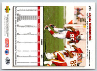 1995 Collector's Choice Clyde Simmons #233
