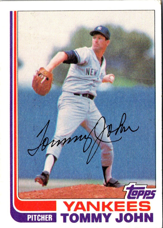 1982 Topps Tommy John #75