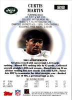 2002 Topps Pristine Curtis Martin #28
