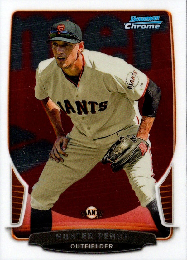 2013 Bowman Chrome Hunter Pence #158