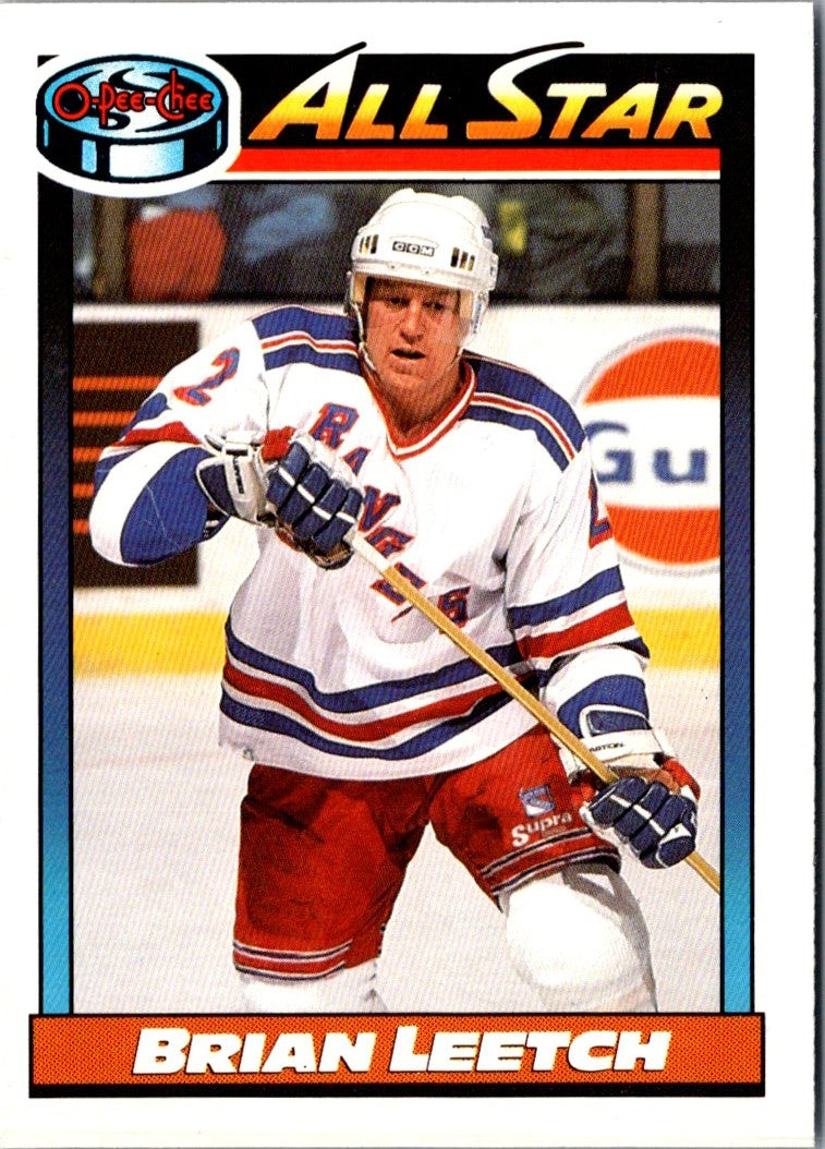 1991 O-Pee-Chee Brian Leetch