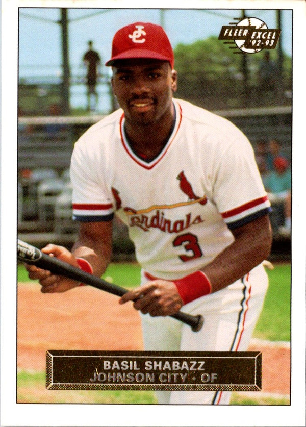 1992 Fleer Excel Basil Shabazz #106