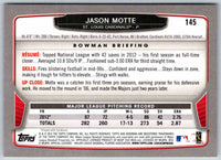 2014 Bowman Jason Motte #145