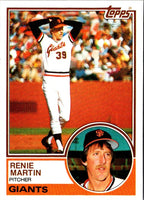 1983 Topps Renie Martin #263 EX