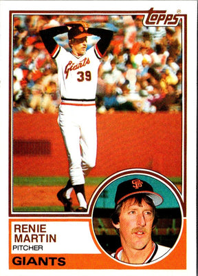 1983 Topps Renie Martin #263 EX