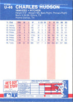 1987 Fleer Update Glossy Charles Hudson #U-46