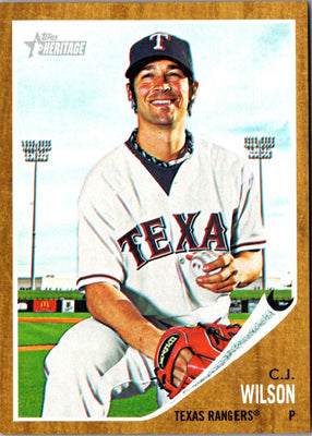 2011 Topps Heritage C.J. Wilson #207