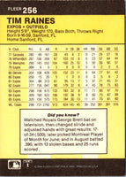 1986 Fleer Tim Raines #256