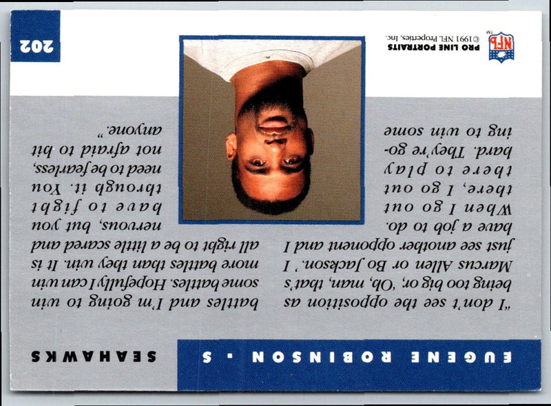 1991 Pro Line Portraits Eugene Robinson