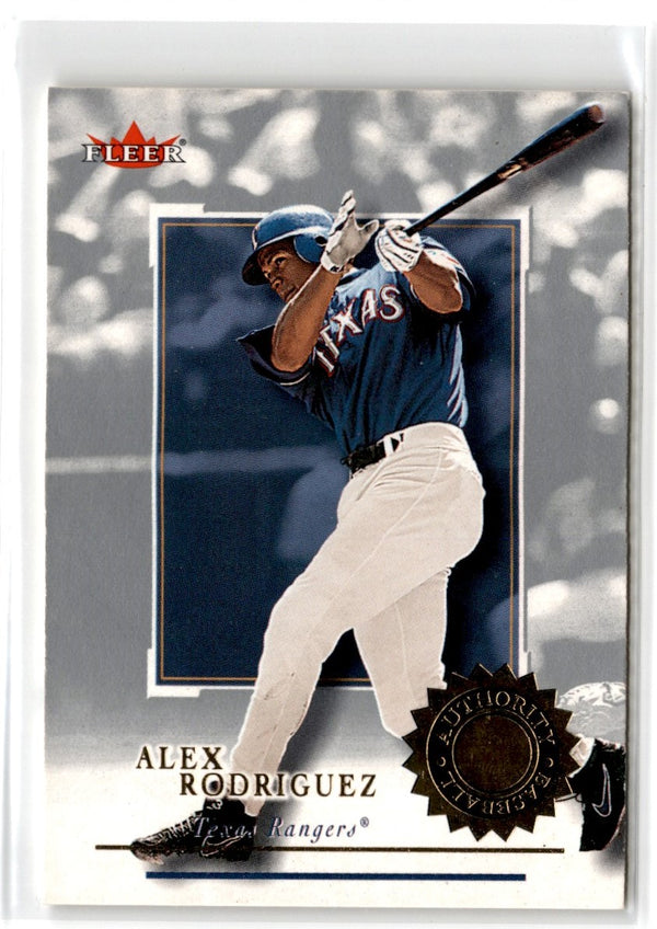 2001 Fleer Authority Alex Rodriguez #32