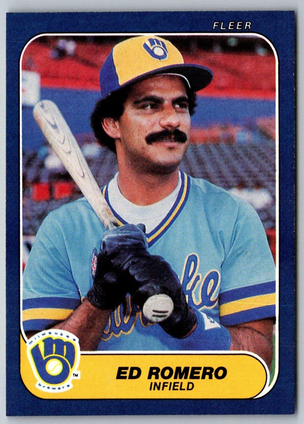 1986 Fleer Ed Romero #500