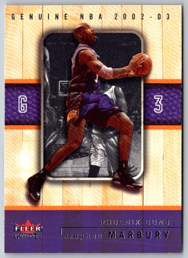 2002 Fleer Genuine Stephon Marbury #29