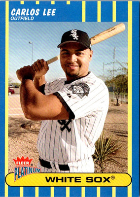 2003 Fleer Platinum Carlos Lee #166