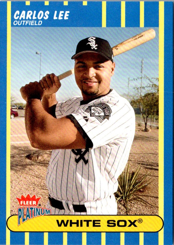 2003 Fleer Platinum Carlos Lee #166