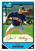 2007 Bowman Prospects Daniel Matienzo #BP27