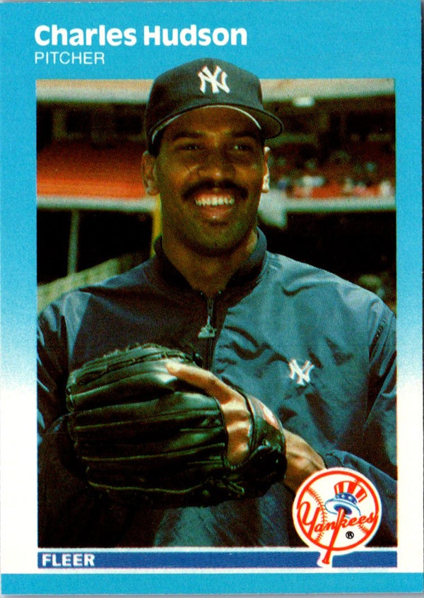 1987 Fleer Update Glossy Charles Hudson #U-46