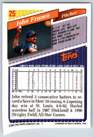 1993 Topps John Franco #25