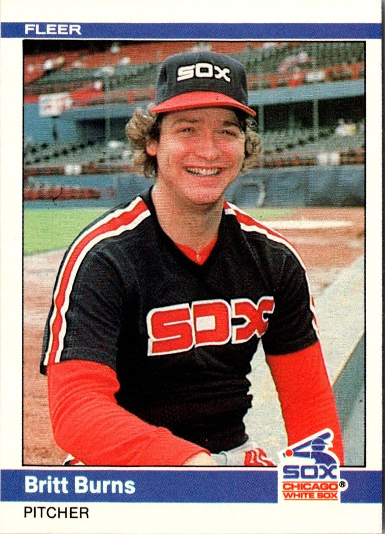 1984 Fleer Britt Burns