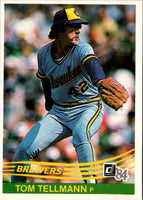 1984 Donruss Tom Tellmann #149