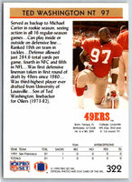 1992 Proset Ted Washington #322