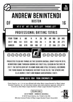 2018 Donruss Andrew Benintendi #169
