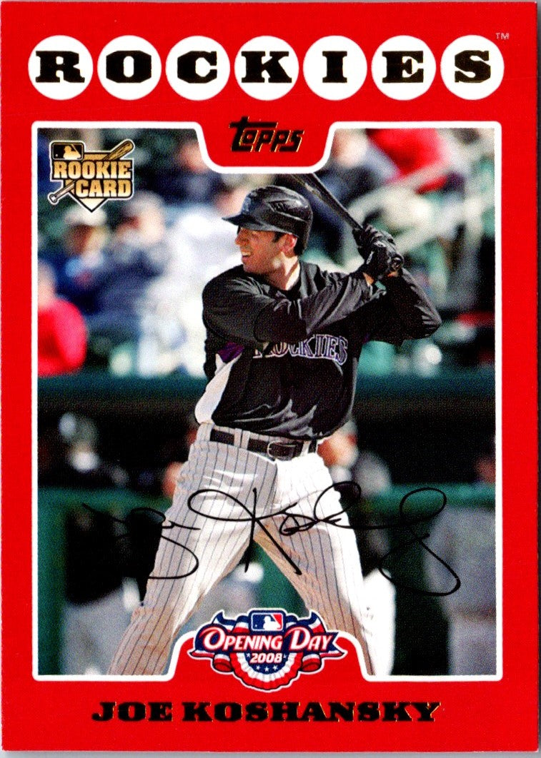 2008 Topps Opening Day Joe Koshansky