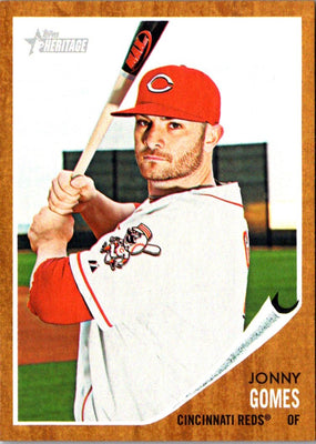 2011 Topps Heritage Jonny Gomes #148