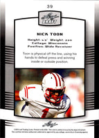 2012 Leaf Draft Nick Toon #39