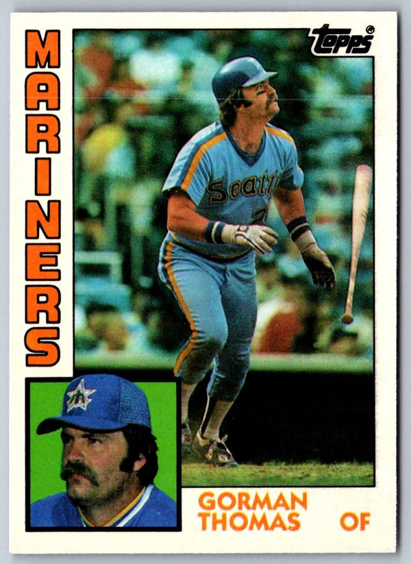 1984 Topps Traded Gorman Thomas #119T