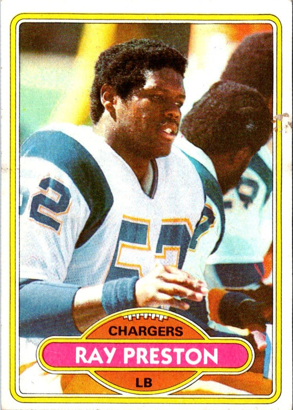 1980 Topps Ray Preston #326 Rookie