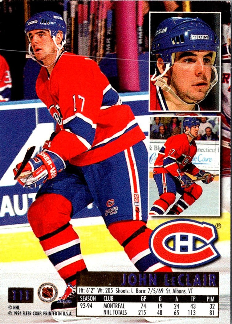 1994 Ultra John LeClair