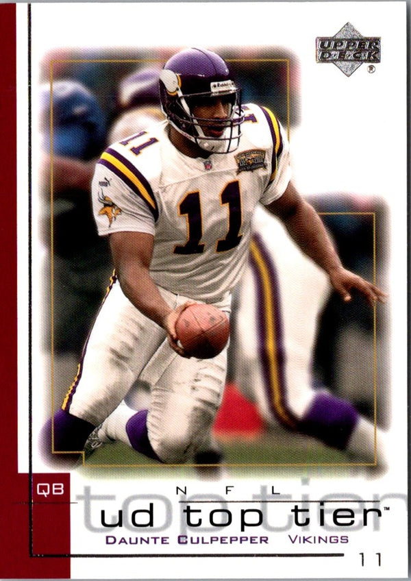 2001 Upper Deck Top Tier Daunte Culpepper #95