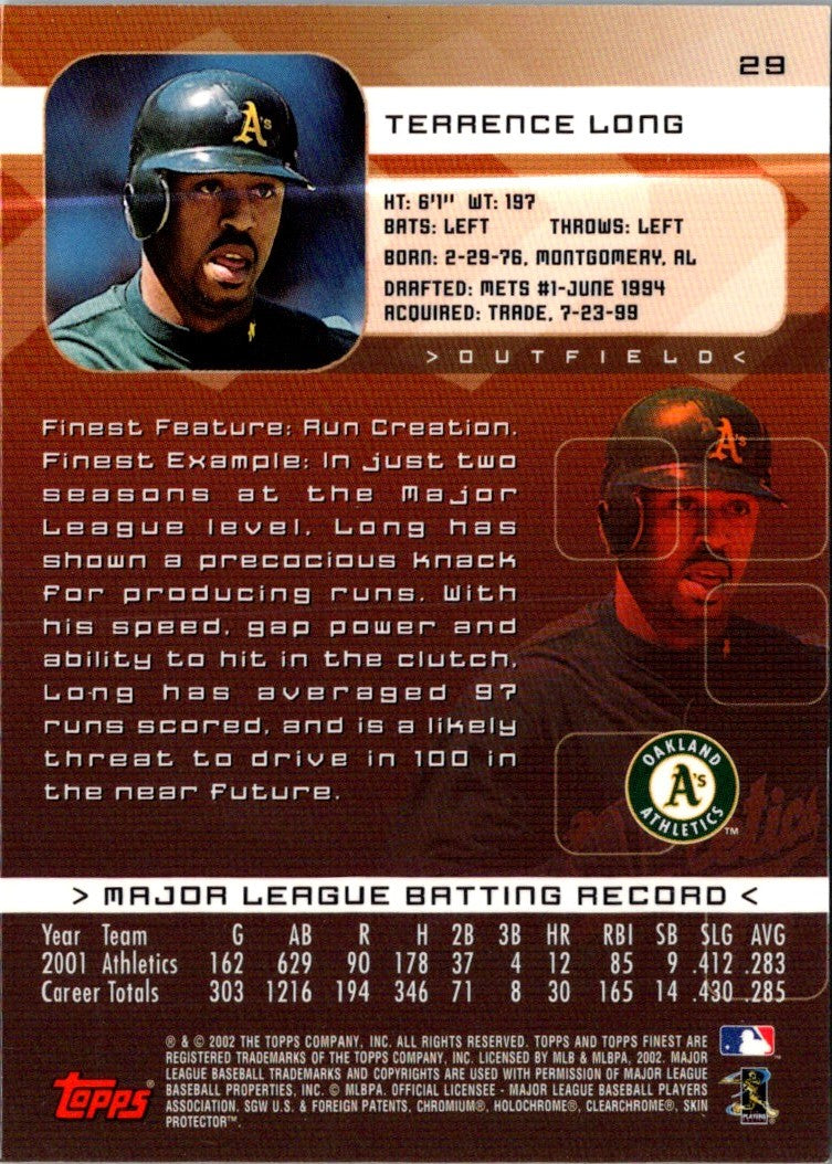 2002 Finest Terrence Long