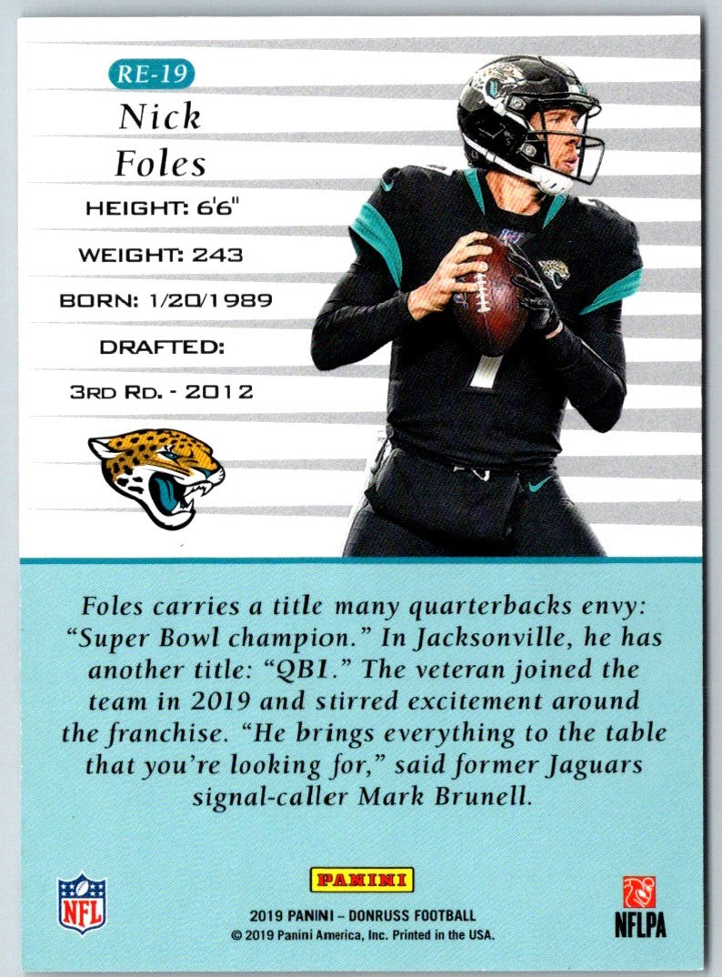 2019 Donruss Retro 1999 Nick Foles