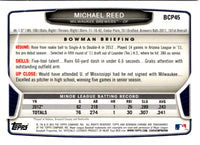 2013 Bowman Chrome Prospects Michael Reed #BCP45