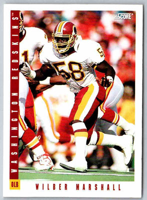 1995 Score Wilber Marshall #30
