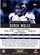2012 Panini Gridiron Derek Wolfe