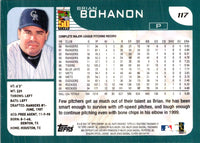 2001 Topps Brian Bohanon #117