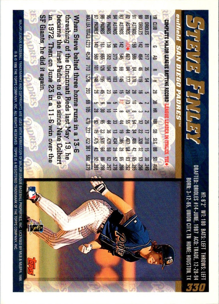 1998 Topps Steve Finley