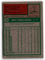1975 Topps Jim Brewer #163 EXMT