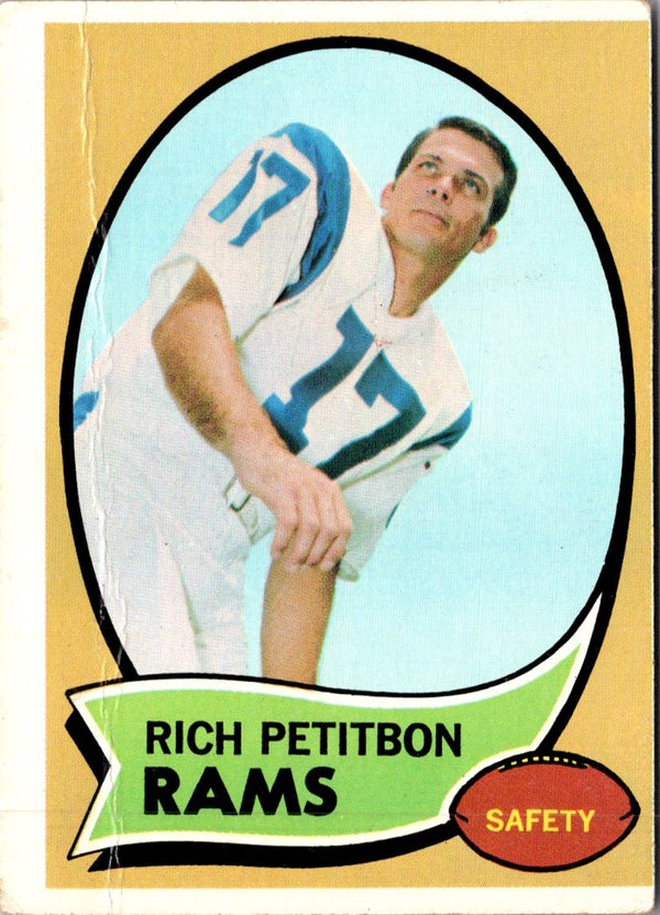 1970 Topps Richie Petitbon #203