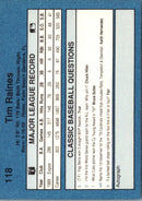 1990 Classic Blue Tim Raines