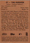 2001 Bowman Heritage Tim Hudson