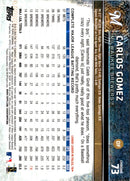 2015 Topps Milwaukee Brewers Carlos Gomez