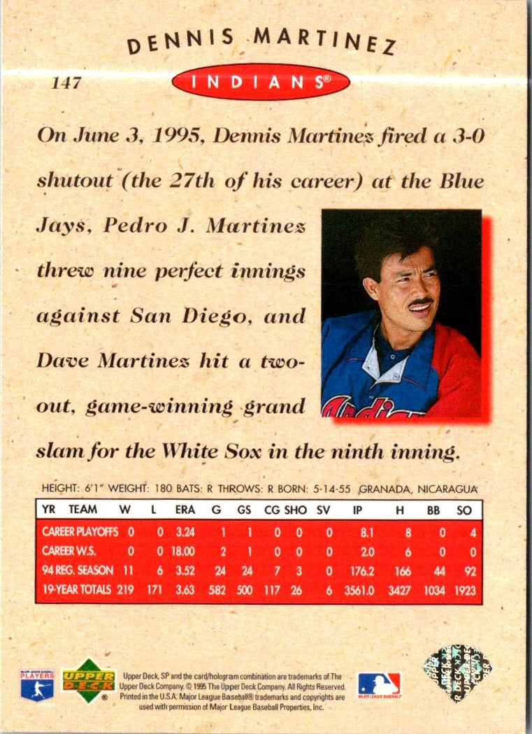 1995 SP Dennis Martinez