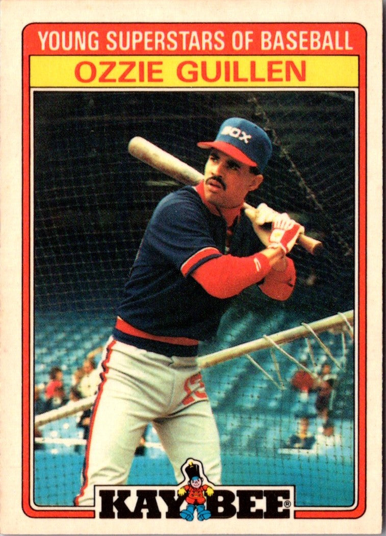 1986 Topps Kay-Bee Young Superstars of Baseball Ozzie Guillen