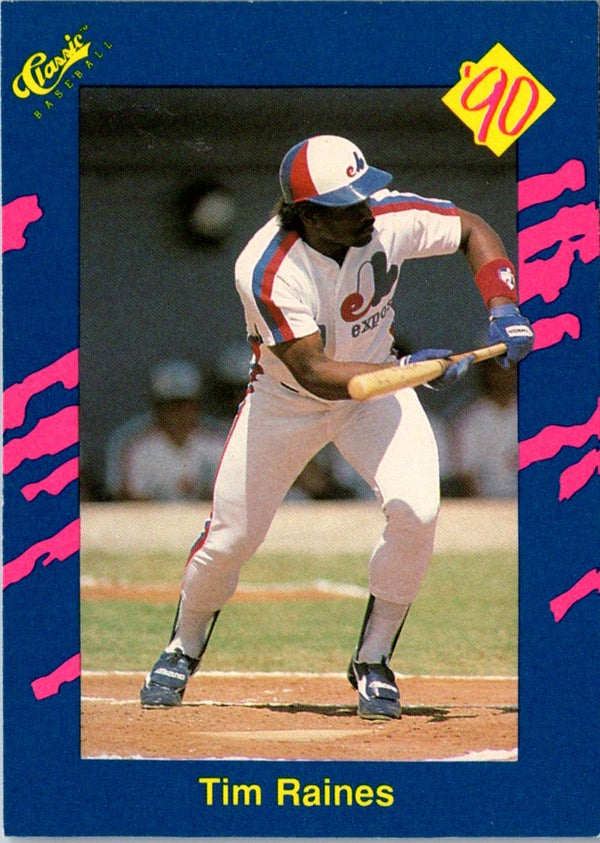 1990 Classic Blue Tim Raines #118